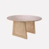 HKliving Rattan Natural Wood Coffee Table