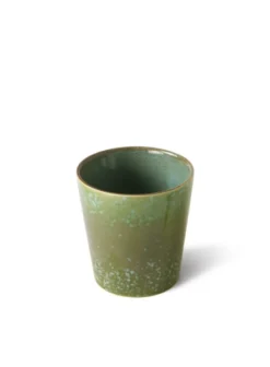 HKliving 70's Ceramic Beaker In Grass