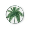 HKliving porcelain side plate palms