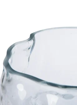 HKliving Objects Clear High Glass Cloud Vase