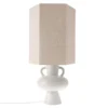 HKliving Stoneware Lamp Base White
