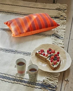 HKliving Tonal Blush Matte Ceramic Platter