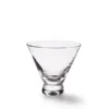 HKliving Stemless Martini Glass | Clear