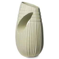 HKliving ceramic ribbed vase matt minty 7 HKliving ceramic ribbed vase matt minty