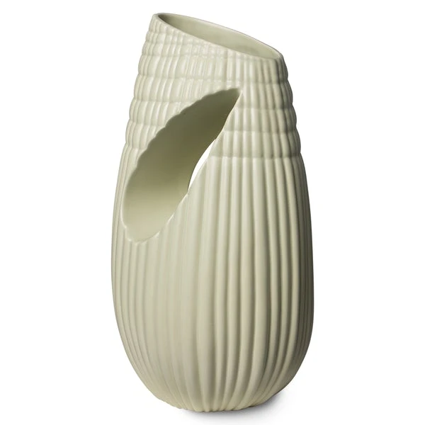 HKliving ceramic ribbed vase matt minty 4 HKliving ceramic ribbed vase matt minty