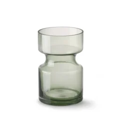 HKliving GREEN GLASS VASE M 8 HKliving GREEN GLASS VASE M
