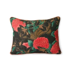 HKliving Stitched Cushion Floral 30x40