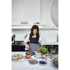 HKliving Home Chef Ceramics Rustic Pink Deep Plate Set of 2 11 HKliving Home Chef Ceramics Rustic Pink Deep Plate Set of 2