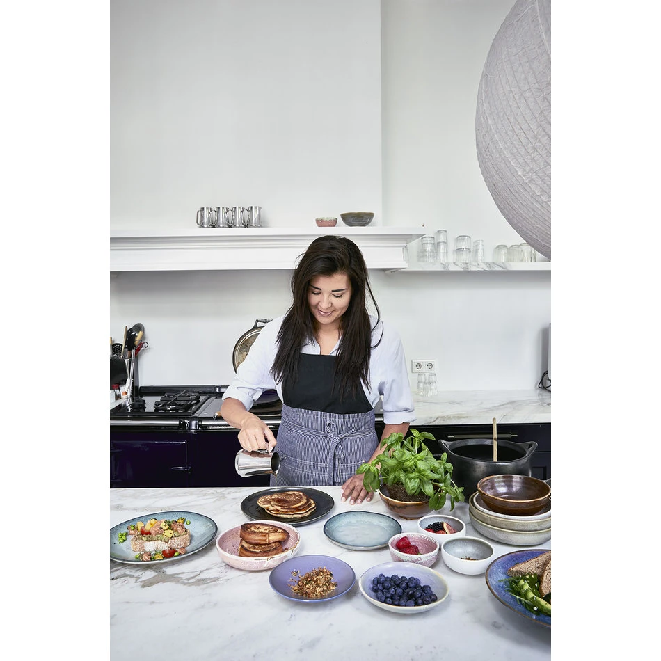 HKliving Home Chef Ceramics Rustic Pink Deep Plate Set of 2 7 HKliving Home Chef Ceramics Rustic Pink Deep Plate Set of 2