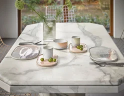 HKliving COFFEE MUG LILAC/YELLOW SET 6ud