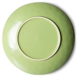 HKliving 70s Ceramics Kiwi Dinner Plate - Set of 2