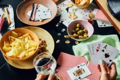 HKliving Bold & Basic Ceramics Tea Spoons, Colourful Set of 4