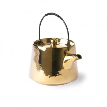HKliving Gold Vintage Touch Tea Pot 3 HKliving Gold Vintage Touch Tea Pot