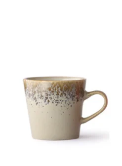 HKliving Latte 'Bark' Stonewear 70s Style Americano Mug