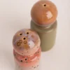 HKliving Ceramic 70s Peper&salt Jar Asteroid Peat