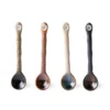 HKliving Kyoto Japanese Ceramic Tea Spoons | Set Of 4