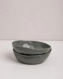 HKliving Ceramic 70 S Pasta Bowl Moss