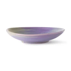 HKliving Home Chef Flat Bowl - Purple / Green