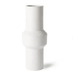 HKliving Large Speckled Clay Straight Vase