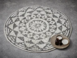 HKliving Round Bath Mat - Large