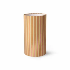 HKliving Doris : Printed Cylinder Lamp Shade Stripes