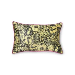 HKliving Doris Printed Cushion | Retro