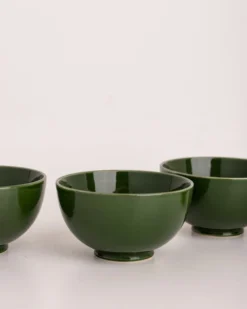 HKliving The Emeralds Dessert Bowls Set Of 4 Green