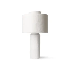 HKliving Gesso Table Lamp | White