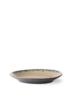 HKliving Ceramic 70s Bark Side Plate