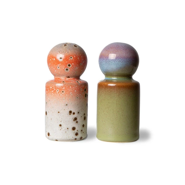 HKliving PEPER & SALT JAR, ASTEROIDS/PEAT 3 HKliving PEPER & SALT JAR, ASTEROIDS/PEAT