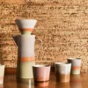 HKliving Ceramic 70s Beaker In Saturn