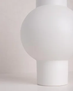 HKliving Matt White Vase M 6 HKliving Matt White Vase M