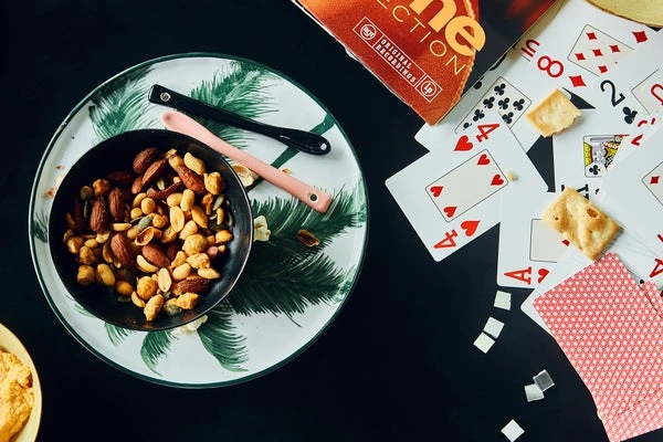 HKliving Palms Porcelain Dinner Plate 6 HKliving Palms Porcelain Dinner Plate