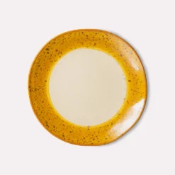 HKliving Ceramic 70's Side Plate Autumn Set of 2