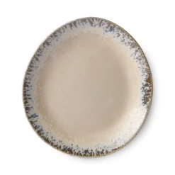 HKliving Set of 2 Bark Side Plates