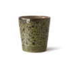HKliving 70s Ceramics Handleless Coffee Mug Vulcano