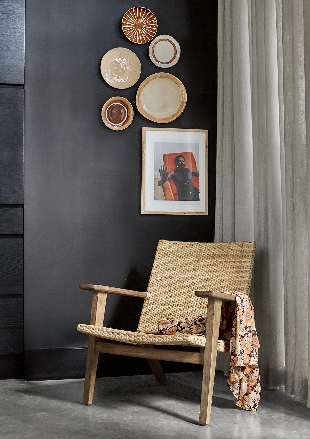 HKliving Ceramic 70's dessert plate: Tornado (Set of 2) 6 HKliving Ceramic 70's dessert plate: Tornado (Set of 2)