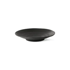 HKliving Kyoto ceramics: japanese dessert plate matt black