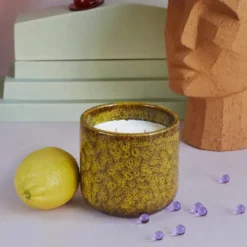 HKliving Bougie parfumée céramique 7 HKliving Bougie parfumée céramique