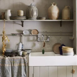 HKliving Gradient Ceramics Dinner Plate Peach Set of 2