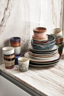 HKliving Bark Ceramics Side Plates - Set of 2 18 HKliving Bark Ceramics Side Plates - Set of 2