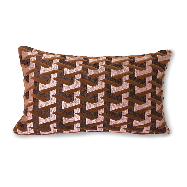 HKliving Bordeaux Geometric Cushion 3 HKliving Bordeaux Geometric Cushion