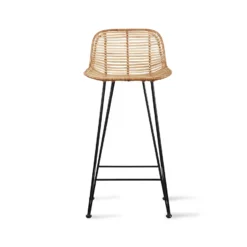 HKliving Rattan Bar Stool