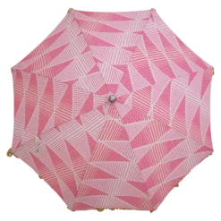 HKliving Graphic Twist Beach Umbrella