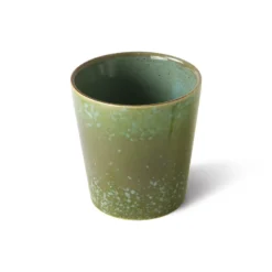 HKliving 70s Ceramics Handleless Coffee Mug Grass