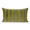 HKliving Green & Camo Striped Cushion