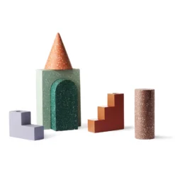 HKliving Terra Terrazzo Cone Photo Stand