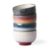 HKliving 70s Ceramics Astra Noodle Bowl - Set of 4 2 HKliving 70s Ceramics Astra Noodle Bowl - Set of 4