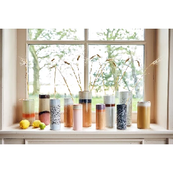 HKliving 70s Ceramics Vase XL - Tornado 7 HKliving 70s Ceramics Vase XL - Tornado