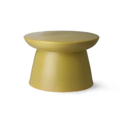 HKliving Green Earthenware Side Table